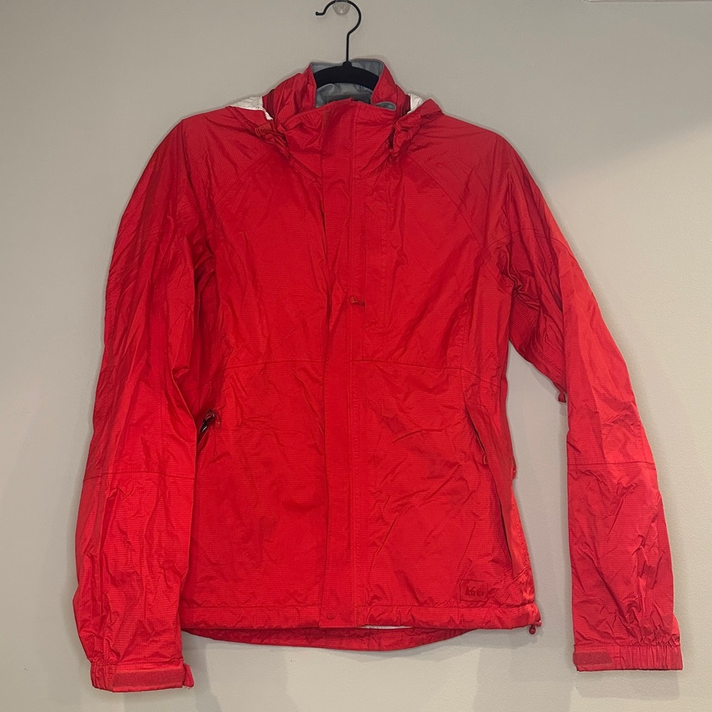 REI Red Raincoat (lightweight)